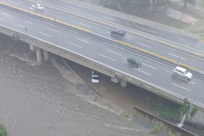 Calles anegadas, zonas sin luz y caos: Lo que generaron las fuertes lluvias registradas en Caracas este 16Sep