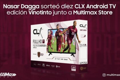 Nasar Dagga sorteó diez CLX Android TV edición Vinotinto junto a Multimax Store