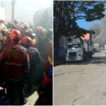 Este jueves 22 de febrero se registró un voraz incendio consumió en los galpones de conocida tienda de electrodomésticos, Damasco.