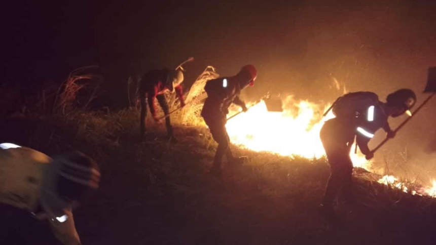 Al menos siete personas han sido detenidas por los incendios registrados en el Parque Nacional Parque Henri Pittier (Aragua)