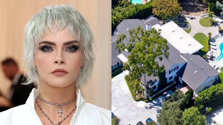 “Mi corazón está roto hoy", así expresó la actriz Cara Delevingne, luego el pasado 15 de marzo un voraz incendio acabara con su mansión.